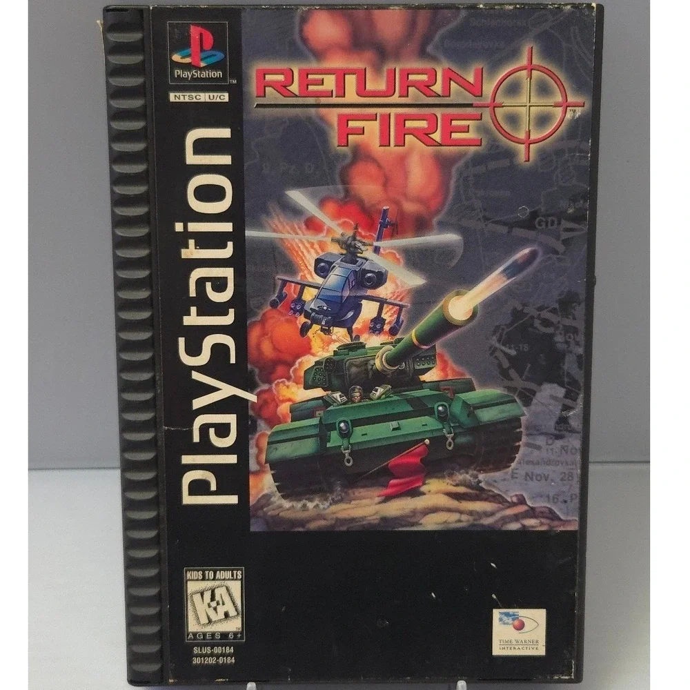 Return Fire - PlayStation 1 - Long Box 1996 - Complete in Box (CIB) - Tested